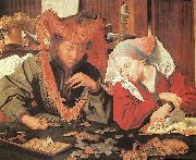REYMERSWALE, Marinus van Money-Changer and his Wife oil painting on canvas